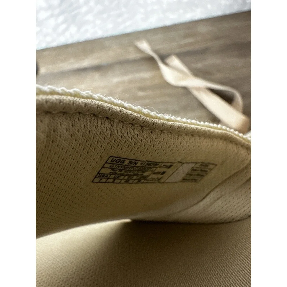 UGG Abbot Espadrille Wedge Sandals Ankle Wrap Lace Up Womens 7 NWT Resort Preppy - Picture 9 of 9